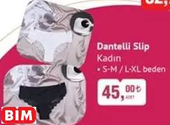 DANTELLİ SLİP KÜLOT KADIN
